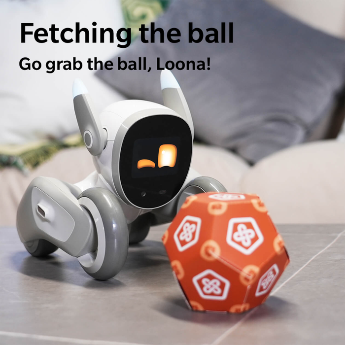 Loona Premium Smart Roboter, KI-HAUSTIERBOT mit Ladestation, KEYi Tech
