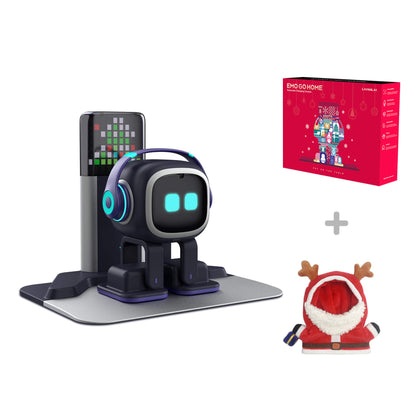 EMO Go Home Robot, AI Desktop Pet with Charging Dock, Living.AI